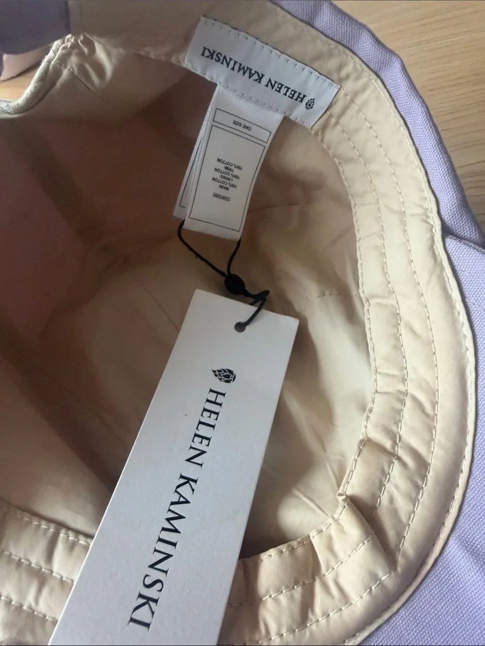 Helen Kaminski Harriet Baseball Cap Lavender/oak
